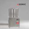 AONIC-IND-2000Pneumatic-3 ASONIC IND-2000 Pneumatic ultrasonic cleaner, robust stainless steel design with pneumatic basket lift for factories.