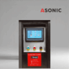 AONIC-IND-2000Pneumatic-5 ASONIC IND-2000 Pneumatic industrial ultrasonic cleaner with large tank and pneumatic lift for heavy-duty parts.