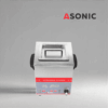 AONIC-IND-30-40kHz-2 ASONIC 3L industrial ultrasonic cleaner with closed stainless-steel lid for precise cleaning.