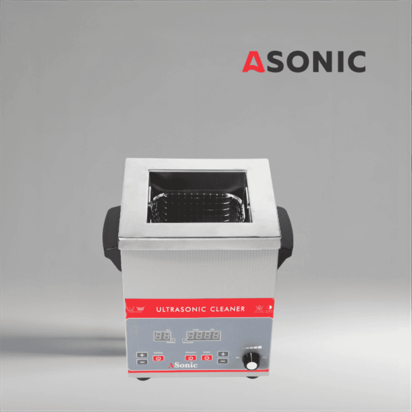 AONIC-IND-30-40kHz-3 ASONIC IND-30 industrial ultrasonic cleaner designed for professional use in labs and workshops.