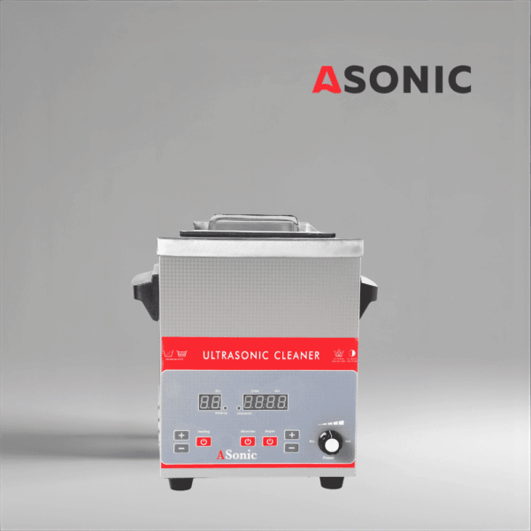 AONIC-IND-30-40kHz-4 ASONIC IND-30 ultrasonic cleaning machine, portable system ideal for precision cleaning of small items