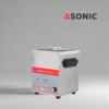 AONIC-IND-30-40kHz-5 ASONIC IND-30 compact ultrasonic bath with stainless steel tank, built for workshops and dental clinics.