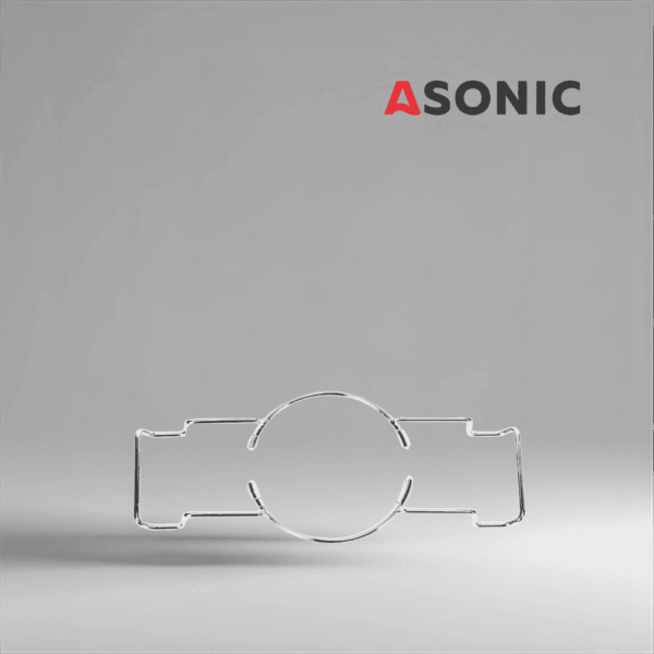 ASONIC-BEAKER-23L ASONIC laboratory beaker holder 2–3L, compact ultrasonic cleaner accessory for safe and efficient use in laboratories.