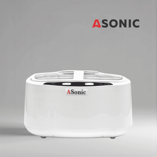 ASONIC HOME-2500 ultrasonic bath, professional-grade cleaner for larger items and household applications.