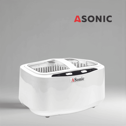 ASONIC HOME-2500 ultrasonic cleaner, large-capacity unit for jewelry, tools, glasses and household accessories.