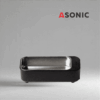 ASONIC HOME-450black compact ultrasonic bath, efficient unit for cleaning jewelry, eyewear and watches.