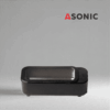ASONIC HOME-450black ultrasonic cleaning machine, stylish unit for everyday household accessories.