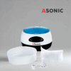 ASONIC HOME-750 ultrasonic bath, efficient home-use unit for cleaning personal and delicate accessories.