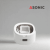 ASONIC HOME-dent ultrasonic cleaner, portable home solution for dentures, retainers and jewelry.