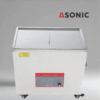 ASONIC 40L industrial ultrasonic cleaner with stainless lid designed for professional use.