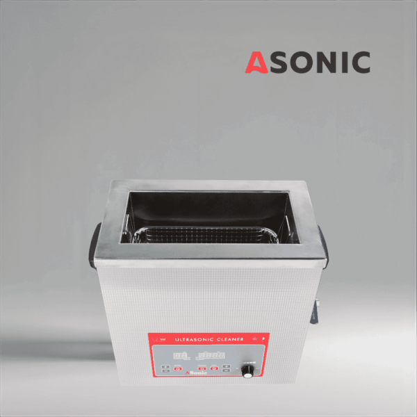 ASONIC IND-80 ultrasonic bath for small-scale professional use, efficient and durable.