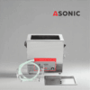 ASONIC IND-80 compact ultrasonic cleaner, providing reliable cleaning results in labs and clinics.