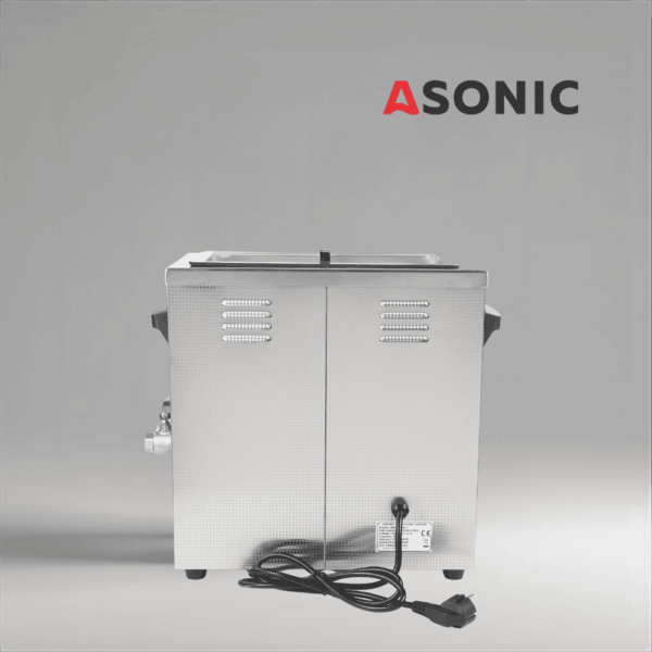ASONIC IND-80 professional ultrasonic bath, suitable for workshops, dental clinics and medical tools.