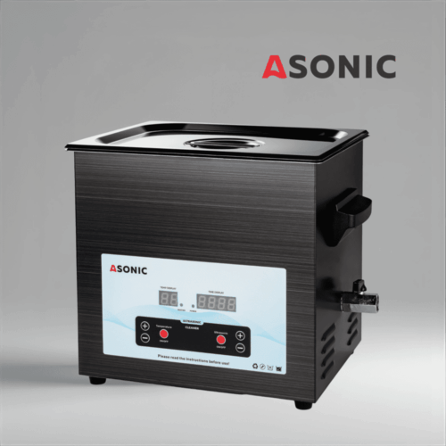 Ultrasonic cleaning device for laboratory, dental, and industrial applications