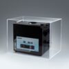 ASONIC-MED-100-40khz-silentbox-scaled ASONIC 10L ultrasonic cleaner placed inside a silent box that minimizes sound during operation.