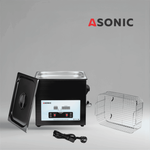 Stainless steel ultrasonic cleaning machine with digital controls