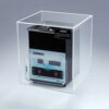 ASONIC 2L ultrasonic cleaner placed inside a silent box that drastically reduces operational sound.