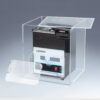 Open silent box showing a 2L ASONIC ultrasonic cleaner inside, designed to reduce noise during operation.