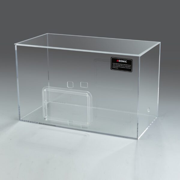 ASONIC Silent Box for 3L ultrasonic cleaners sold separately or together with the cleaning unit.