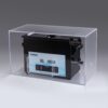 ASONIC 5L ultrasonic cleaner placed inside a silent box that minimizes sound during operation.