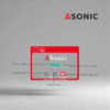 ASONIC PRO-08 ultrasonic cleaner, small 40kHz unit for jewelry, coins and household accessories.