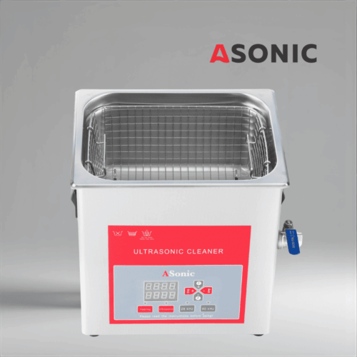ASONIC PRO-100df ultrasonic cleaner with digital controls and stainless steel tank