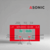 ASONIC PRO-30 ultrasonic cleaner, mid-size 40kHz unit for jewelry, eyewear and small household tools.