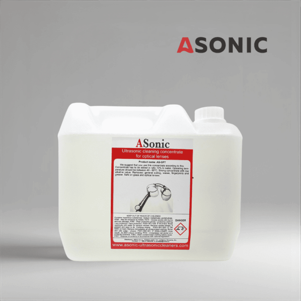 ASonic-OPT-5 ASONIC AS-OPT-5 optical ultrasonic detergent, 5L solution for cleaning glasses, lenses and precision optical instruments