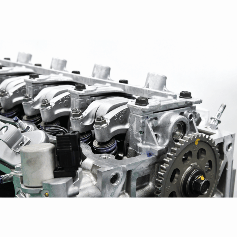 Esta imagen muestra el motor de un automóvil